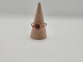 Red Tigers Eye and Copper Ring
