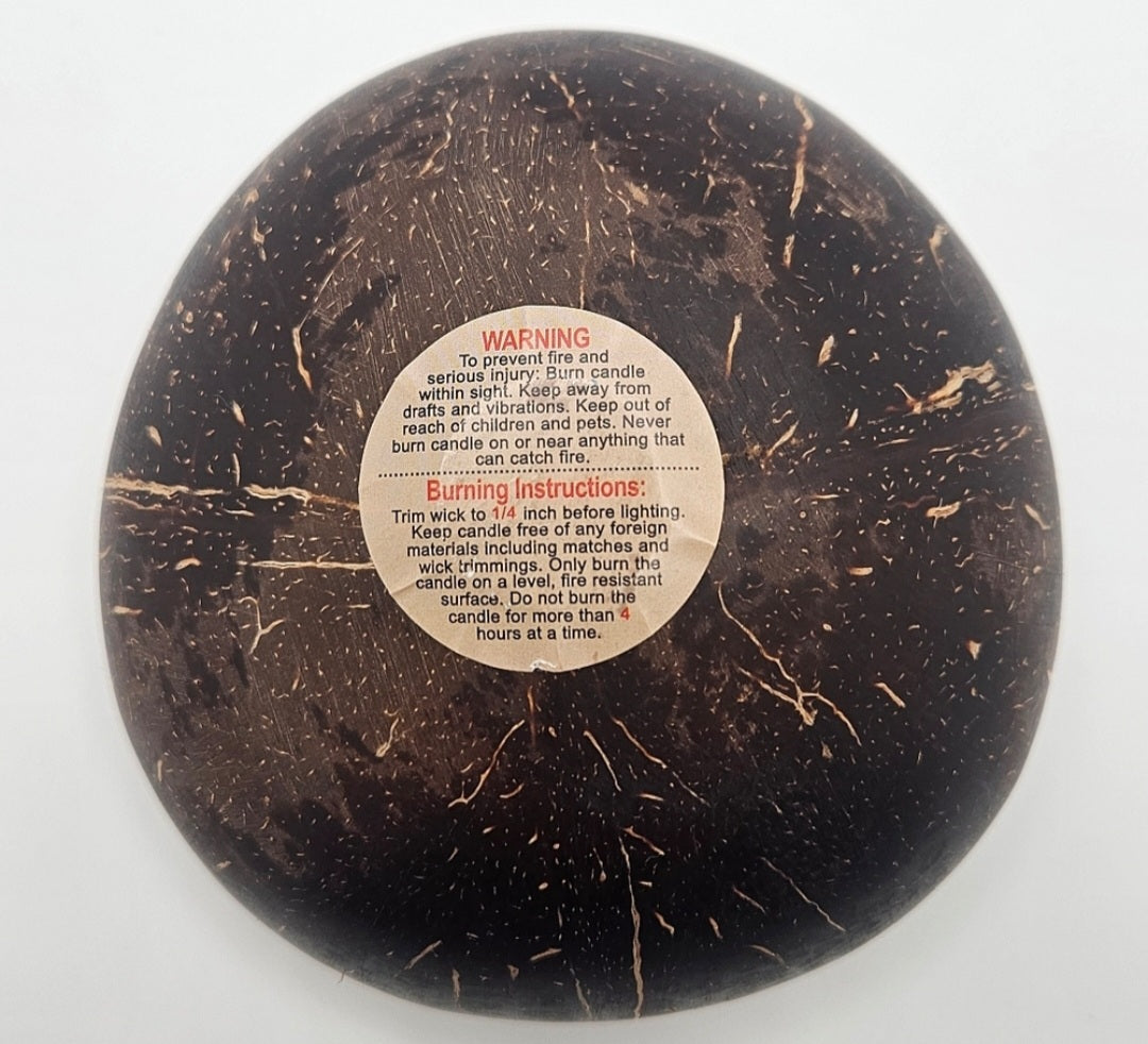 Kentucky Bourbon and Tobacco Coconut Shell Candle